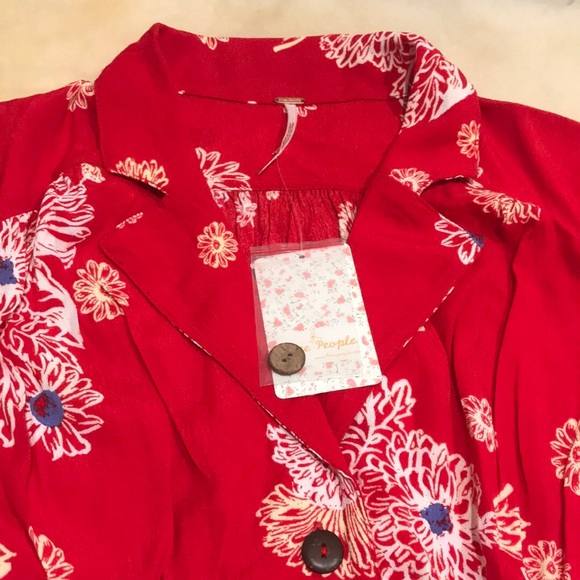 Free People Blue Hawaii Mini Dress. XS, S - Picture 6 of 8